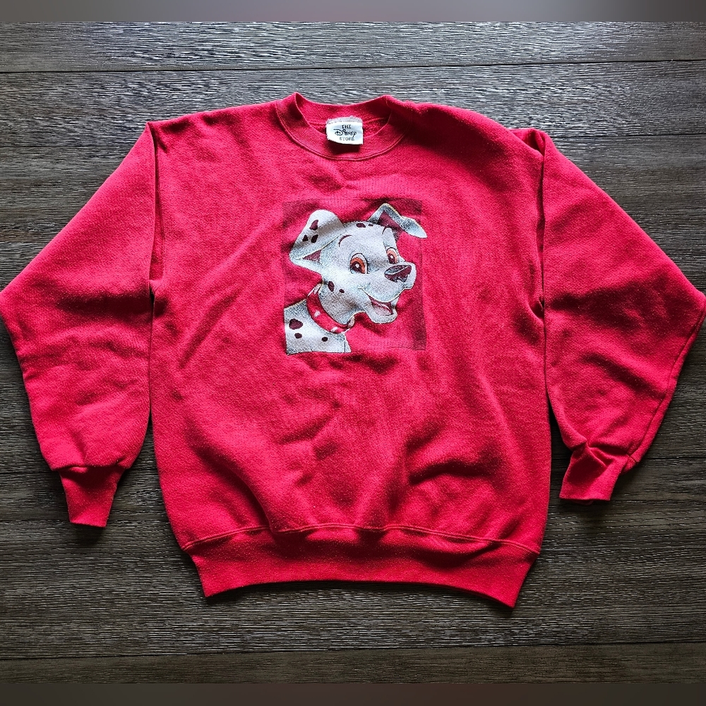 Vintage The Disney Store 101 Dalmatians Sweatshirt size Large - Made in USA
